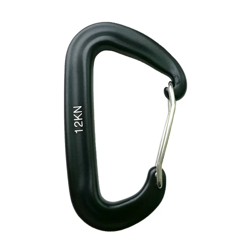 12KN Heavy-Duty Dog Safety Carabiner – Auto-Locking Clip for Leashes, Outdoor Hiking, and Camping