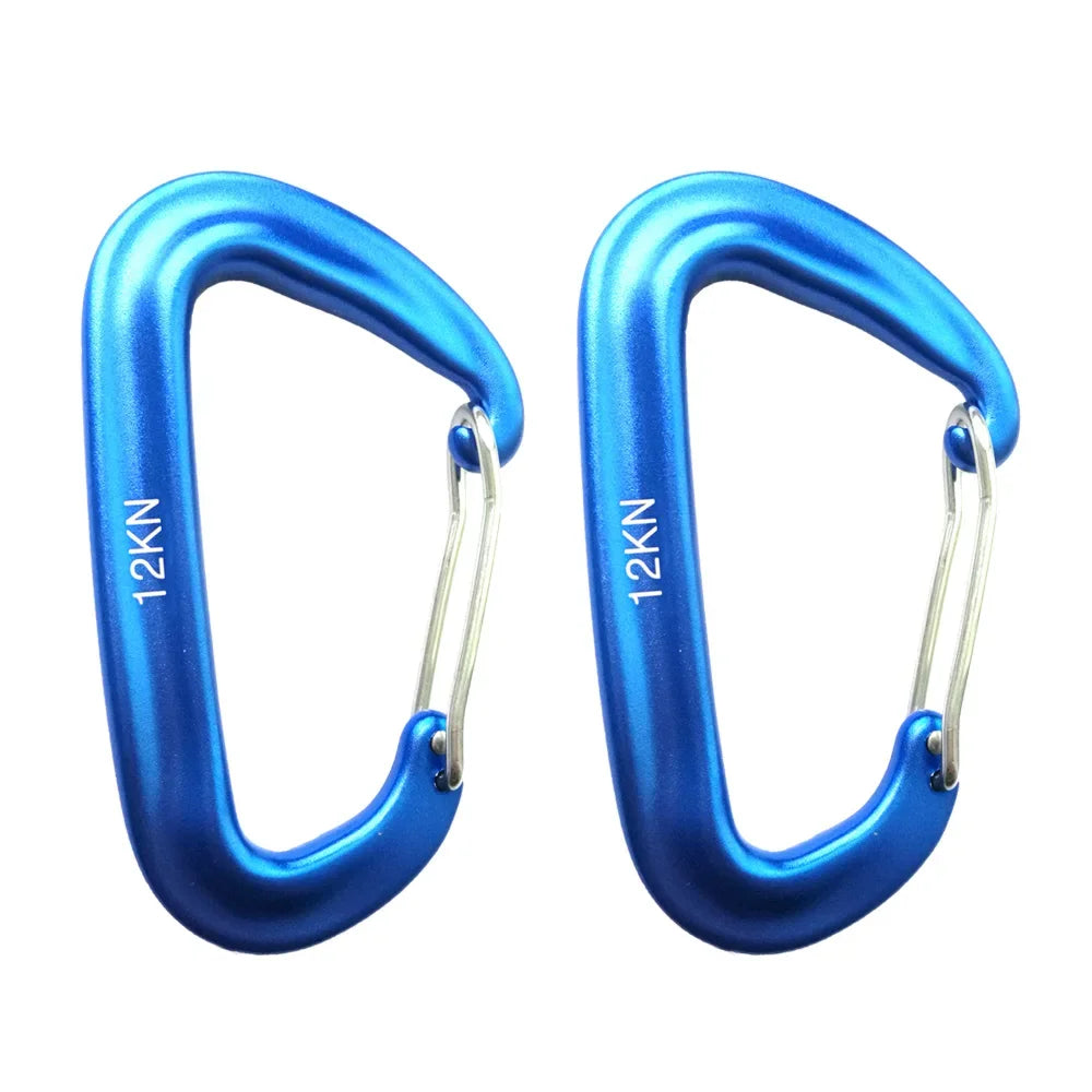 12KN Heavy-Duty Dog Safety Carabiner – Auto-Locking Clip for Leashes, Outdoor Hiking, and Camping