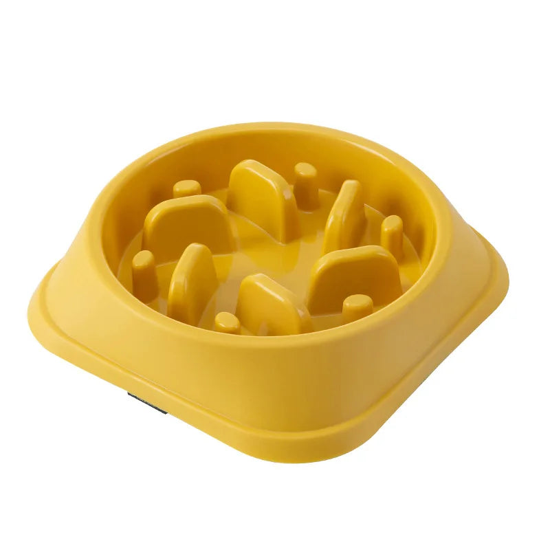 Slow Feeder Dog Bowl - Anti-Choking, Non-Slip Pet Bowl for Healthy Eating, Multiple Shapes & Colors