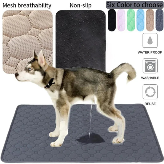 Reusable Absorbent Dog Pee Pad Blanket for Training and Car Seat Cove