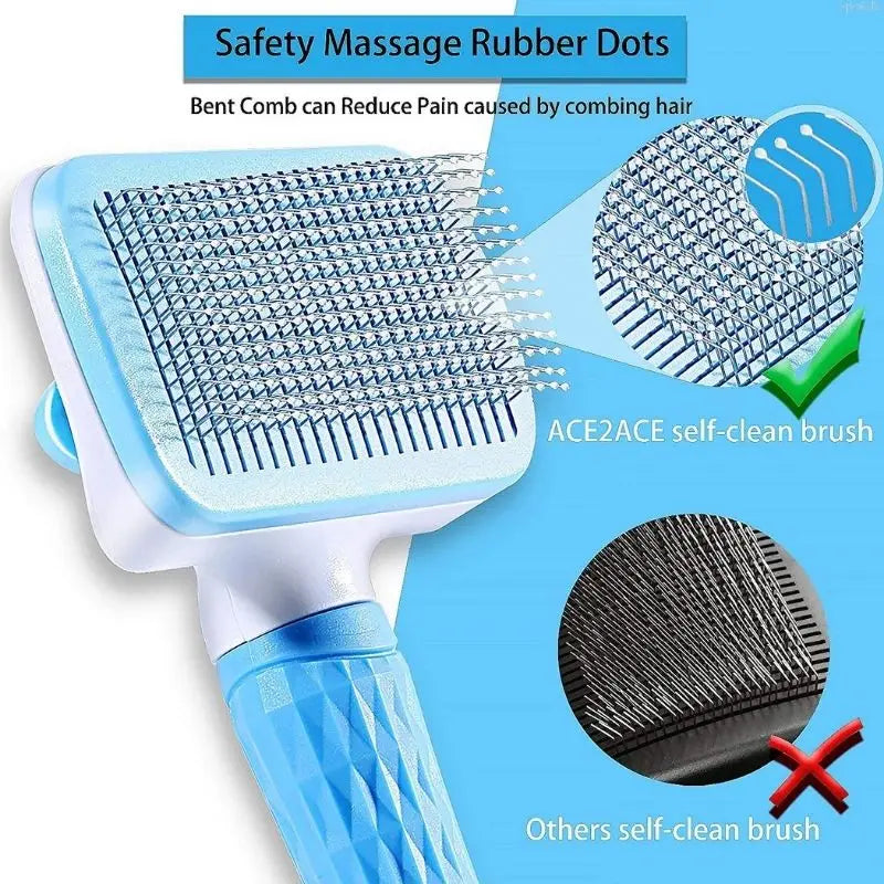 Dog Hair Remover Brush - Grooming & Care for Long Hair Pets