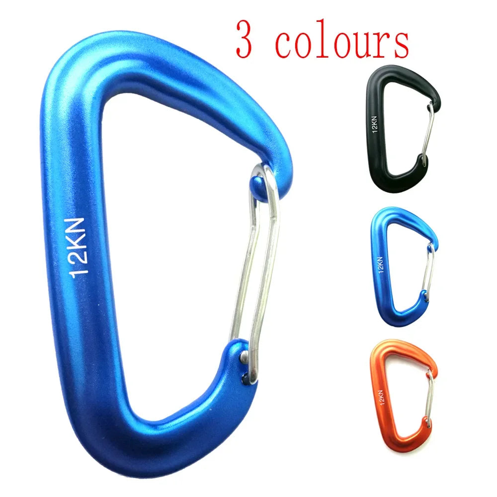 12KN Heavy-Duty Dog Safety Carabiner – Auto-Locking Clip for Leashes, Outdoor Hiking, and Camping