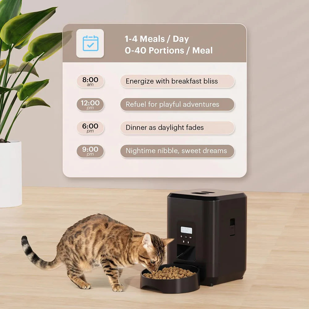 Smart Automatic Pet Feeder with Timed Meal Control and Spill Prevention