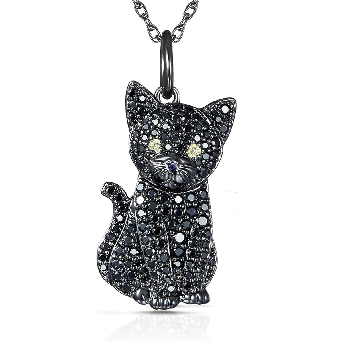 Exquisite Schnauzer Dog Pendant Necklace – Elegant Rhinestone Puppy Jewelry for Women, Perfect Gift for Dog Lovers