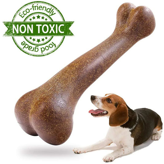 Indestructible Dog Bone Chew Toy – Natural, Non-Toxic Dental Chew for Small, Medium, and Large Dogs