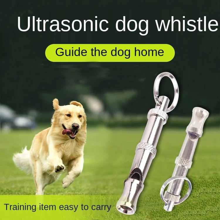 Stainless Steel Dog Training Whistle – Bark Control & Training Tool