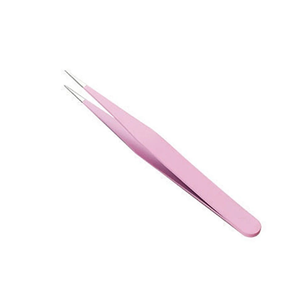 Stainless Steel Macaron Tweezers – Nail Art, Eyelash, Scrapbooking, and DIY Tool